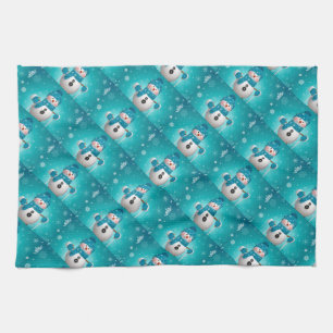 Serviette de cuisine/Snowman