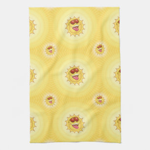 Serviette de cuisine Soleil Doré