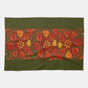 Serviette de cuisine 'Starburst of Love'