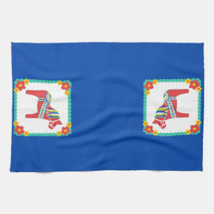 Serviette de cuisine suédoise de cheval de Dala