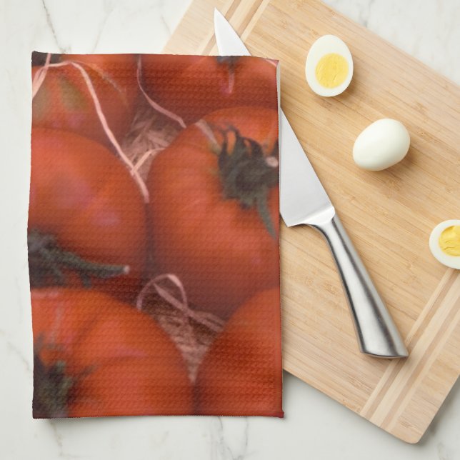 Serviette de cuisine Tomates (Quart Plié)