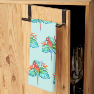 Serviette de cuisine Tropical Macaw Parrot