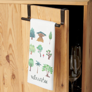 Serviette de cuisine Ubuntu Tree