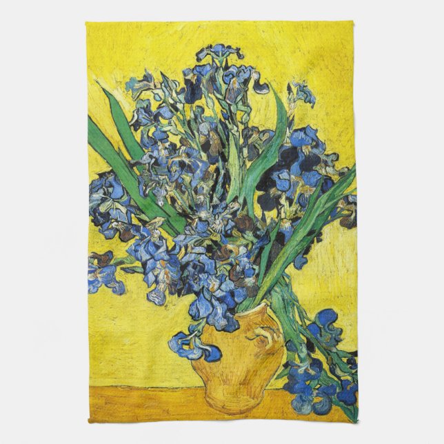 Serviette de cuisine Van Gogh Irises (Vertical)