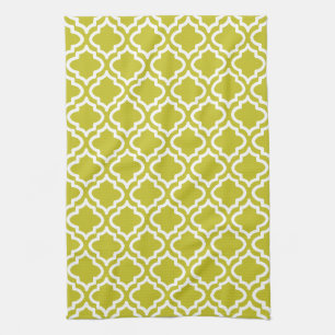 Serviette de cuisine verte printemps