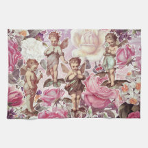 Serviette de cuisine victorienne de jardin 16" x