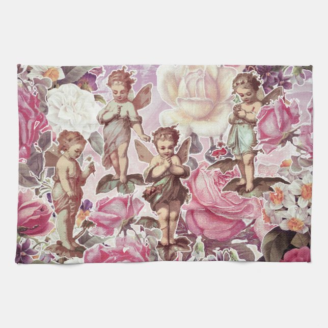 Serviette de cuisine victorienne de jardin 16" x (Horizontal)