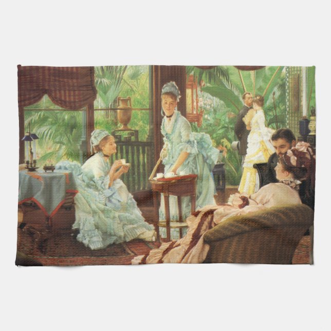 Serviette de cuisine victorienne de thé de James (Horizontal)