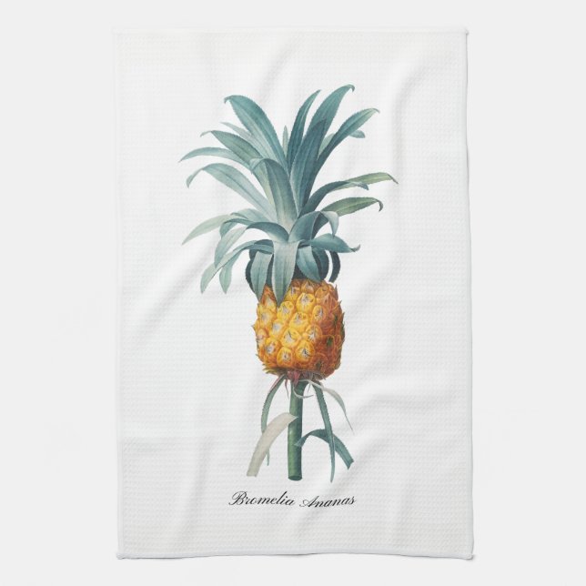 Serviette de cuisine vintage d'ananas (Vertical)