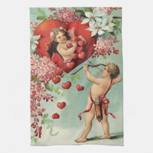 Serviette de cuisine vintage de Valentine