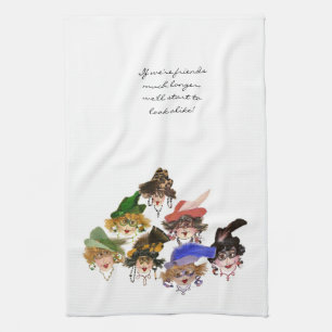 Serviette de cuisine Whimsical Ladies