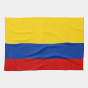 serviette de drapeau de pays de la Colombie