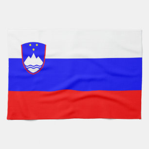 serviette de drapeau de pays de la Slovénie