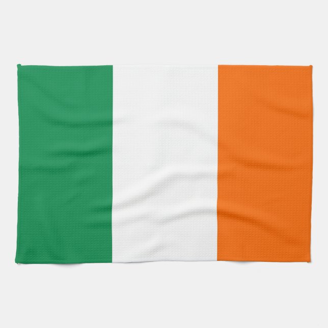 serviette de drapeau de pays de l'Irlande (Horizontal)