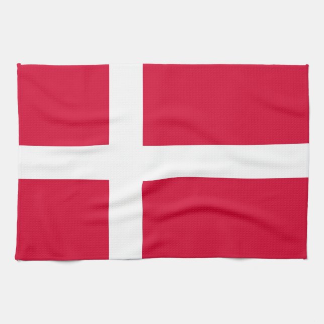 serviette de drapeau de pays du Danemark (Horizontal)