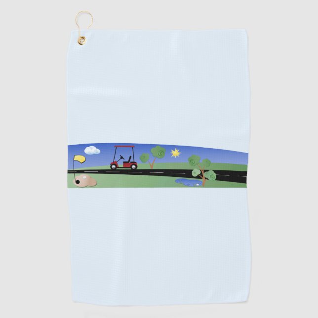 Serviette de golf (Devant)