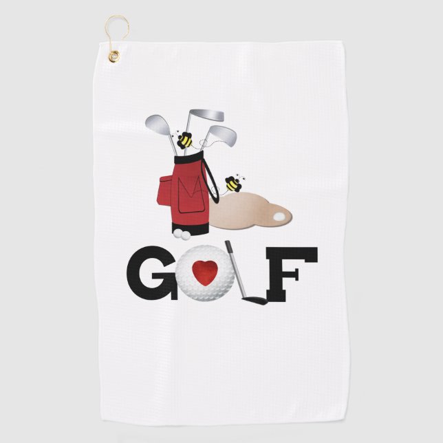 Serviette de golf (Devant)