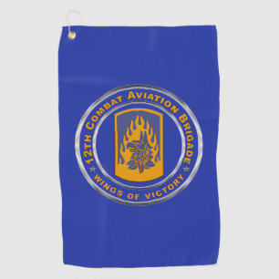 Serviette De Golf 12e brigade d'aviation de combat CAB