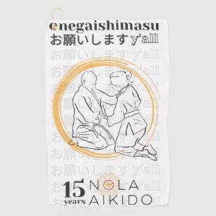Serviette De Golf 15 Anniversaire Golf Towel NOLA Aikido