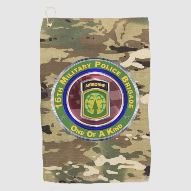 Serviette De Golf 16e brigade de police militaire (Devant)