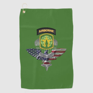 Serviette De Golf 16e brigade de police militaire (AIRBORNE)