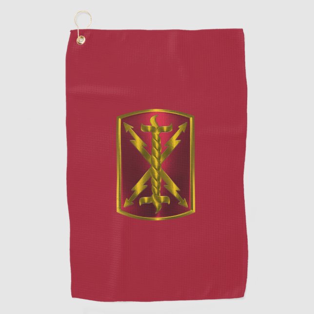 Serviette De Golf 17e brigade d'artillerie de campagne "Thunderbolt" (Devant)