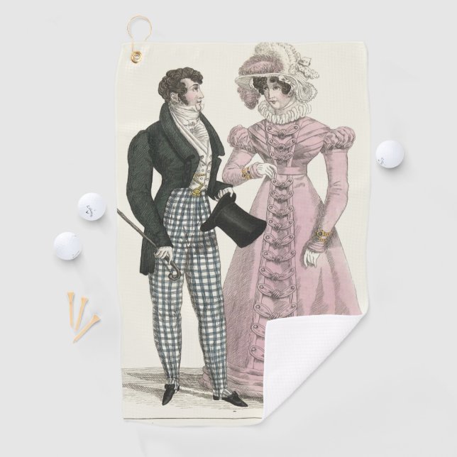 Serviette De Golf 1823 Antique Homme Mariage Femme Mode (En situation)