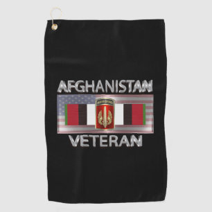 Serviette De Golf 18e brigade de la Force aérienne Afghanistan Vétér