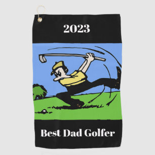 Serviette De Golf 2023 Best Dad Golfer Golf Towel