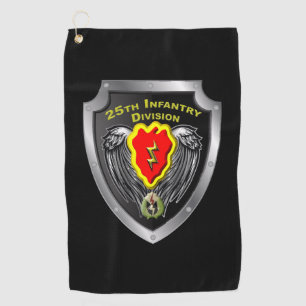 Serviette De Golf 25e division d'infanterie, bouclier "Tropic Lightn