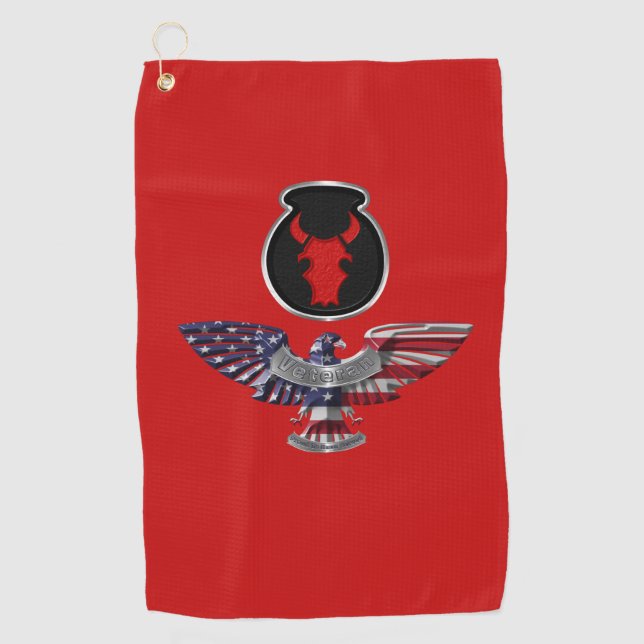 Serviette De Golf 34e division d'infanterie Aigle (Devant)