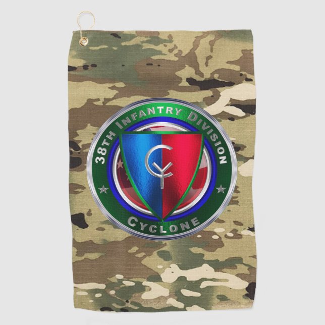 Serviette De Golf 38e division d'infanterie (Devant)