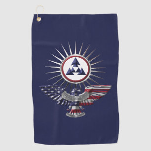 Serviette De Golf 3e Commandement du développement durable Aigle de