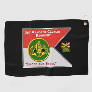 Serviette De Golf 3e Ligne directrice du régiment de cavalerie blin