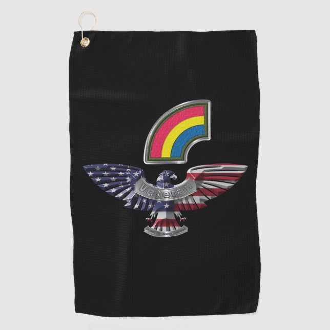 Serviette De Golf 42e division d'infanterie Aigle "Never Forget" (Devant)