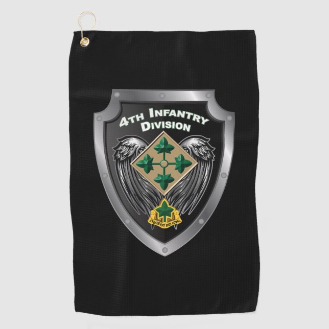 Serviette De Golf 4e division d'infanterie  (Devant)