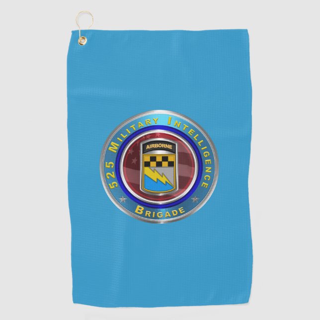 Serviette De Golf 525 Brigade de renseignement militaire (Devant)
