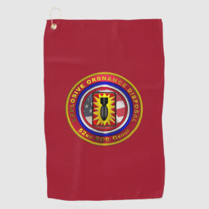 Serviette De Golf 52e Groupe de neutralisation d'explosifs et de mun