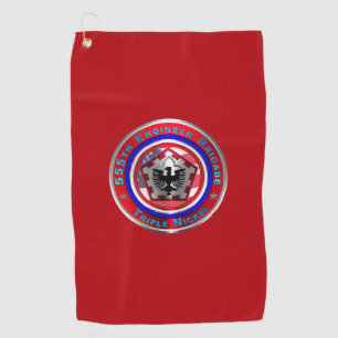 Serviette De Golf 555e brigade du génie "Triple Nickel"