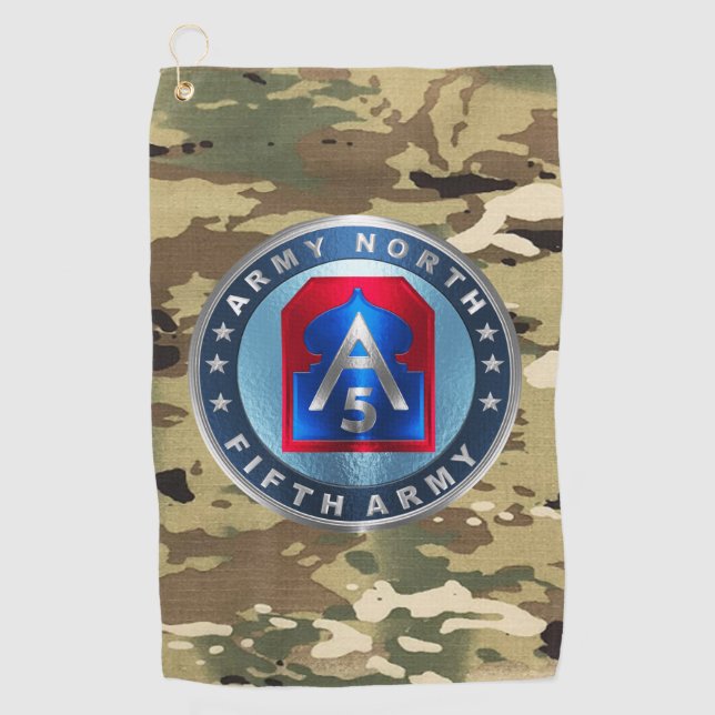 Serviette De Golf 5e ARMÉE (Devant)
