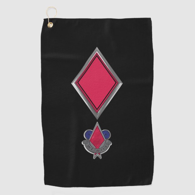 Serviette De Golf 5e division d'infanterie - Insignes de patchs Cust (Devant)