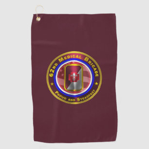 Serviette De Golf 62e Brigade Médicale "Fière et ferme"