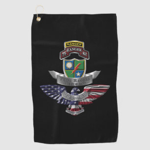 Serviette De Golf 75e régiment de rangers 