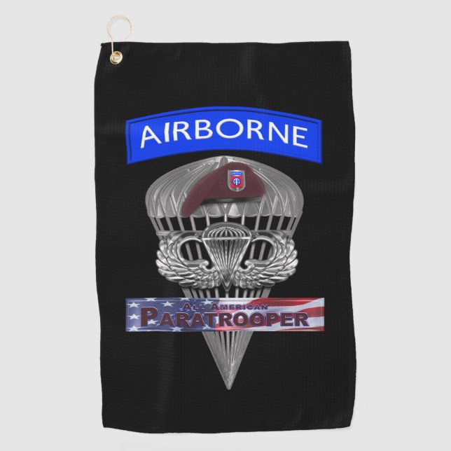 Serviette De Golf 82e division aéroportée  (Devant)