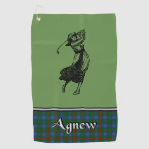 Serviette de golf Agnew Tartan