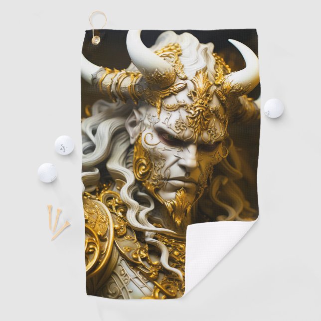 Serviette De Golf Ai Demon (En situation)