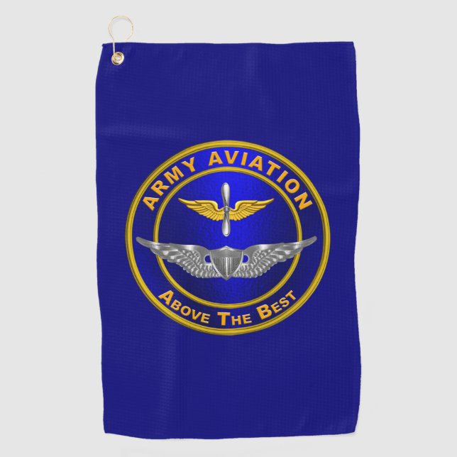 Serviette De Golf Ailes de l'aviation (Devant)