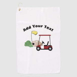 Serviette De Golf Ajouter Votre Texte Golf Towel