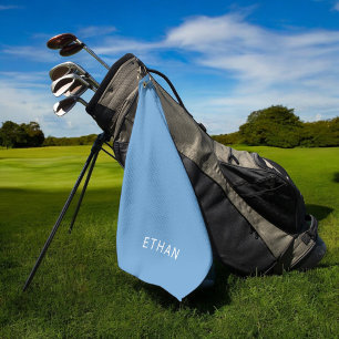 Serviette De Golf Ajoutez votre nom   Bleu