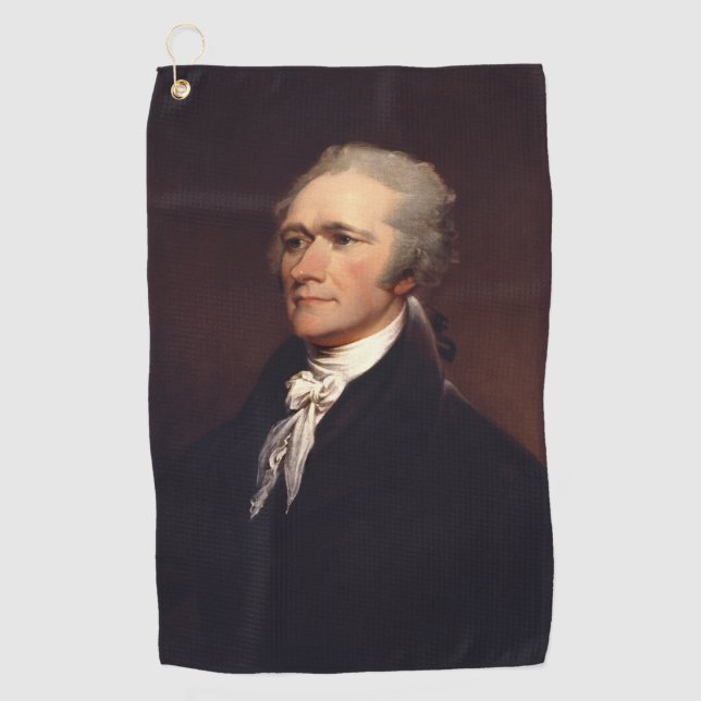 Serviette De Golf Alexander Hamilton : père fondateur des États-Unis (Devant)